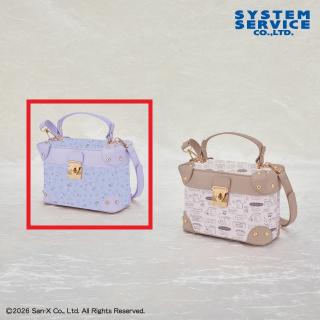 【すみっコぐらし】【Aパープル】すみっコぐらし レザー風バニティショルダーバッグ