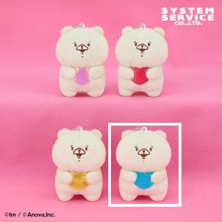 【ともだちはくま】【Dブルー】ともだちはくま ボールチェーン付きキラキラハートぬいぐるみ