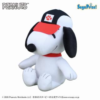 【スヌーピー】【Dレッド】SNOOPY(TM) ぬいぐるみ カラフルキャップ（EX）