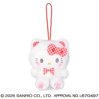 【サンリオ】【Aハローキティ】サンリオキャラクターズ チェックベアちょいデカマスコット
