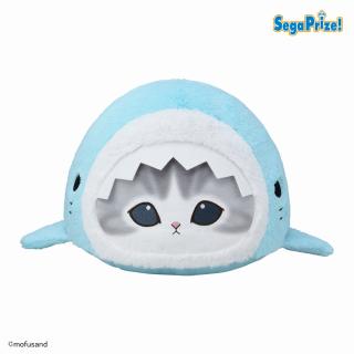 【mofusand】【Bサメにゃん（ライトブルー）】mofusand [PM]ドームクッション“サメにゃん”
