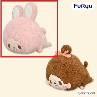 【サンリオ】【Aチムたん】モンチッチ Design produced by Sanrio むきゅむきゅ寝そべりBIGぬいぐるみ