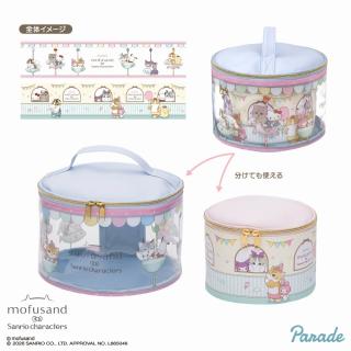 【サンリオ】mofusand×サンリオキャラクターズ ラウンドバニティポーチ