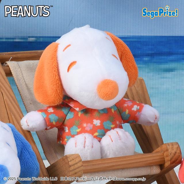 スヌーピー】【Aオレンジ】SNOOPY(TM) マスコット カラフルアロハ