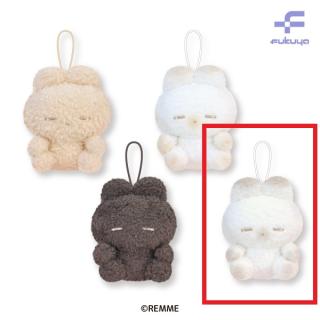 【うさぎのねむちゃん】【Cチョコモカ】うさぎのねむちゃん　マスコットぬいぐるみ2