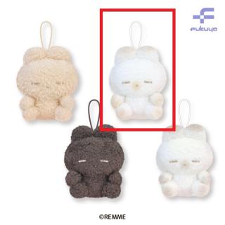 【うさぎのねむちゃん】【Dキャラメルラテ】うさぎのねむちゃん　マスコットぬいぐるみ2