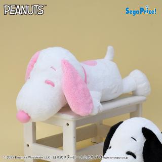 【スヌーピー】【Aピンク】SNOOPY(TM)　Lぬいぐるみ　くたっとカラフル