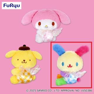 【サンリオ】【Cウサハナ】サンリオキャラクターズ　エモきゅ～と・エンジェルBIGぬいぐるみ～ポムポムプリン・マイメロディ・ウサハナ～