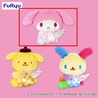 【サンリオ】【Bマイメロディ】サンリオキャラクターズ　エモきゅ～と・エンジェルBIGぬいぐるみ～ポムポムプリン・マイメロディ・ウサハナ～