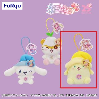 【サンリオ】【Cポムポムプリン】おジャ魔女どれみ×サンリオキャラクターズ マスコット～シナモロール・コロコロクリリン・ポムポムプリン～