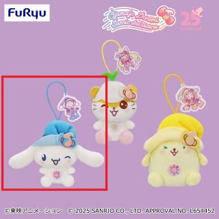 【サンリオ】【Aシナモロール】おジャ魔女どれみ×サンリオキャラクターズ マスコット～シナモロール・コロコロクリリン・ポムポムプリン～