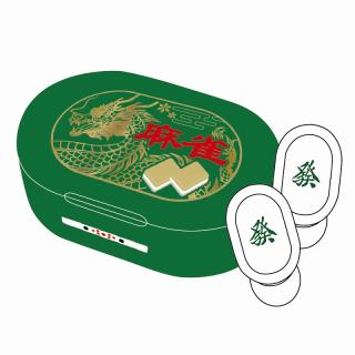 【家電製品(プライズ)】【A:GREEN】麻雀 ワイヤレスイヤホン