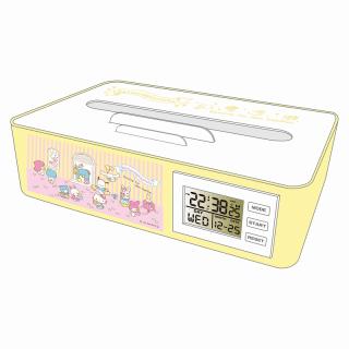 【サンリオ】【A:Yellow】サンリオキャラクターズ ティッシュクロック2