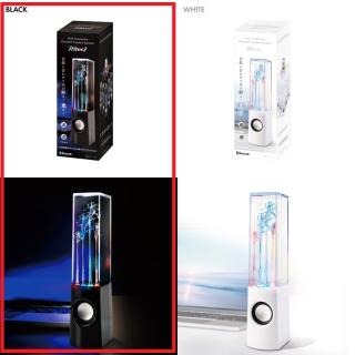 【家電製品(プライズ)】【A:BLACK】5台同時接続 Bluetooth噴水スピーカー Move2