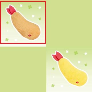 【Bエビフライ(ベージュ)】あばれる！エビフライ