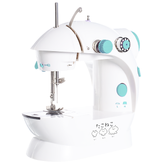 【家電製品(プライズ)】【Bアイスグリーン】たこねこコンパクト電動式ミシン TN-316