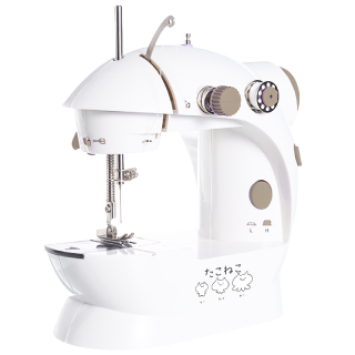 【家電製品(プライズ)】【Aベージュ】たこねこコンパクト電動式ミシン TN-316