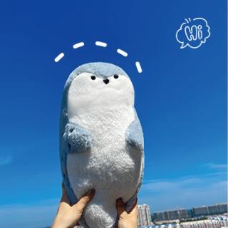 【Aグレー】おすましあざらしぬいぐるみ