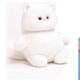 【A:white】FAT CATふんわりぬいぐるみ