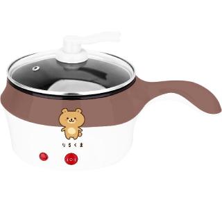 【家電製品(プライズ)】【Bブラウン】りるくま 電気マルチ片手鍋