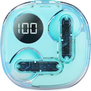 【家電製品(プライズ)】【Cブルー】クリアスクエア ワイヤレスイヤホン