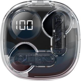 【家電製品(プライズ)】【Bブラック】クリアスクエア ワイヤレスイヤホン