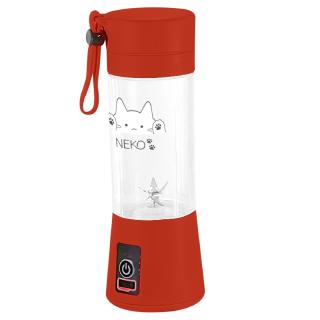 【家電製品(プライズ)】【Aレッド】NEKO ポータブルジューサー