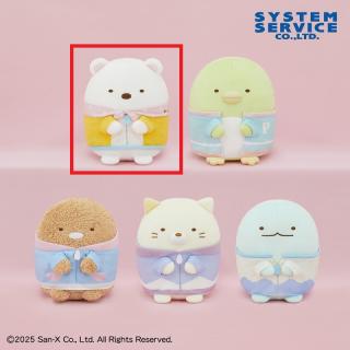 【すみっコぐらし】【Aしろくま】すみっコぐらし たぴおかコンビニ ころっとぬいぐるみ