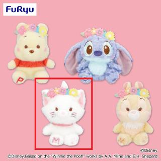 【ディズニー】【Cマリー】ディズニーキャラクター ミルキーボア 花かんむりマスコット