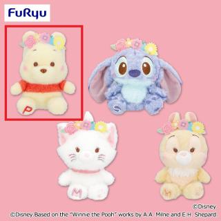 【ディズニー】【Aプーさん】ディズニーキャラクター ミルキーボア 花かんむりマスコット