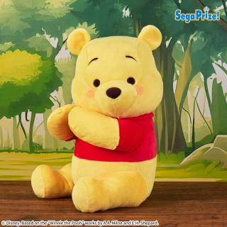 【ディズニー】くまのプーさん　赤いほっぺ　スーパーラージぬいぐるみ　横向きポーズ