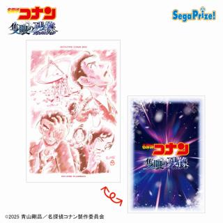 【名探偵コナン】【A:青山先生作画Ver.】劇場版「名探偵コナン 隻眼の残像（せきがんのフラッシュバック）」　[PtZ]アートクッション