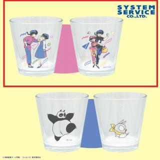 【らんま1/2】【A早乙女乱馬＆天道あかね】らんま1/2 グラスセット