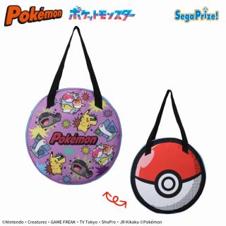 【ポケットモンスター】【Bパープル】ポケットモンスター　[PtZ]コミックアート風収納バッグ
