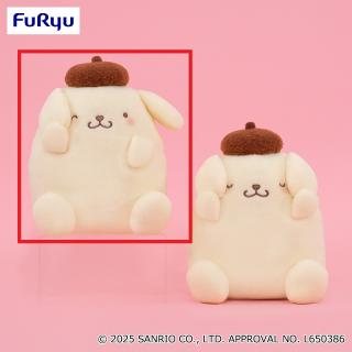 【サンリオ】【A片耳】ポムポムプリン かおかくしBIGぬいぐるみ
