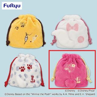 【ディズニー】【Dロッツォ】ディズニー＆ピクサーキャラクター もこもこしっぽ付き巾着