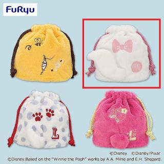 【ディズニー】【Bマリー】ディズニー＆ピクサーキャラクター もこもこしっぽ付き巾着