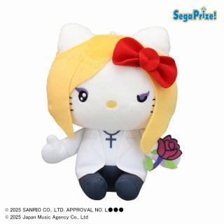 【サンリオ】【Bホワイト】yoshikitty　ぬいぐるみ（EX）