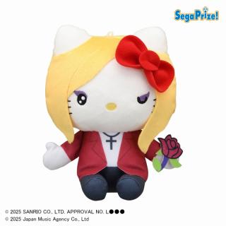 【サンリオ】【Aレッド】yoshikitty　ぬいぐるみ（EX）