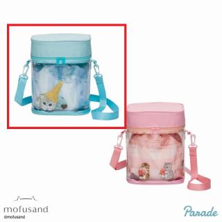 【mofusand】【Bブルー】mofusand　巾着つきショルダーバッグ