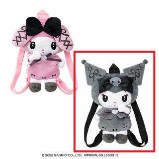 【サンリオ】【Bクロミ】マイメロディ・クロミ 真夜中のメロクロぬいぐるみリュック4