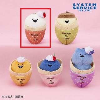 【お文具といっしょ】【Aお文具さん】お文具といっしょ クレープマスコットキーチェーン