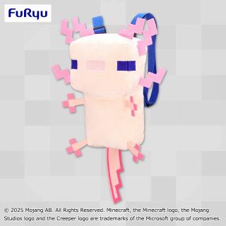 【マインクラフト】【ウーパールーパー】マインクラフト ウーパールーパーぬいぐるみリュック