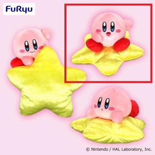 【星のカービィ】【Aえがお(口開け)】星のカービィ ワープスターカービィぬいぐるみ
