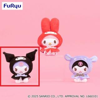 【サンリオ】【Aクロミポンチョ】マイメロディ・クロミ おめかしポンチョ付きぬいぐるみ