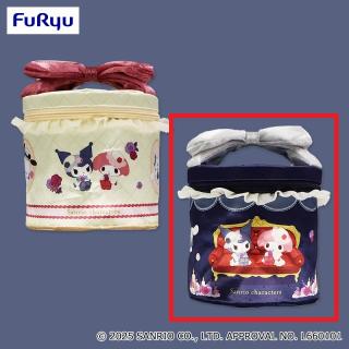 【サンリオ】【Bネイビー】サンリオキャラクターズ クラシカルブライドバニティポーチ