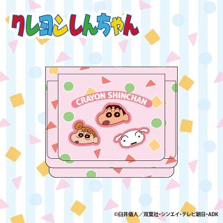 【クレヨンしんちゃん】【Bピンク】クレヨンしんちゃん 三つ折りウォレット