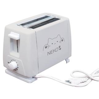 【家電製品(プライズ)】【Bホワイト】NEKO トースター