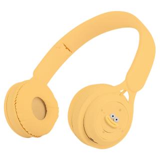 【家電製品(プライズ)】【Cイエロー】ビッグリップ カラフル ワイヤレスヘッドホン