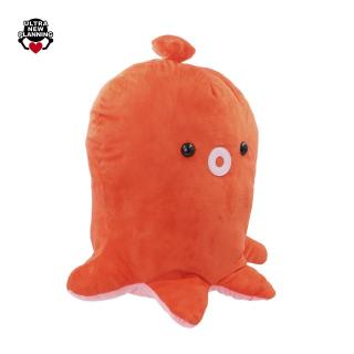 【Aレッド】ウルトラBIGドーム型クッション たこさんウインナー